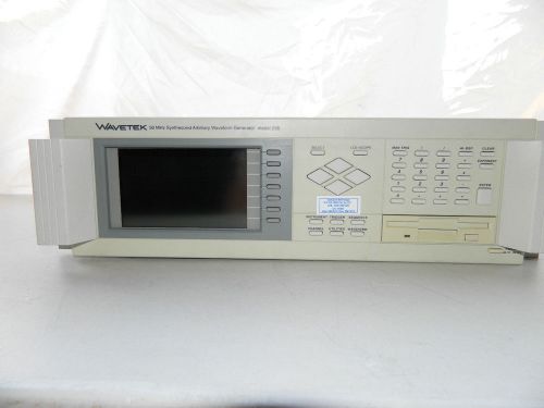 Wavetek 296 50 MS/s Synthesized Multichannel Arbitrary Waveform Generator