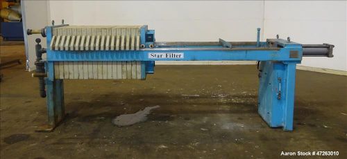 Used- star systems filter press, model r17630/50630004. approximate 82 square fe for sale