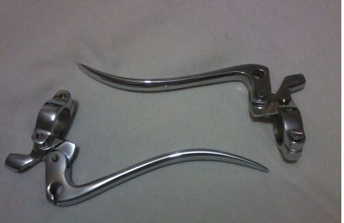 TRIUMPH 3HW 3SW AMAL BSA NORTON CAFE RACER CUSTOM MOTORCYCLE HANDLE LEVERS 7/8&#034;