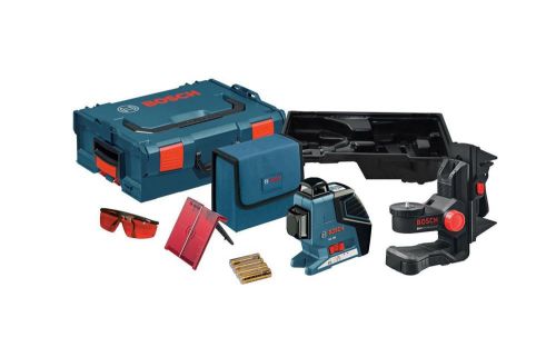 Bosch gll 2-80 dual plane leveling laser with bm1 positioning device for sale