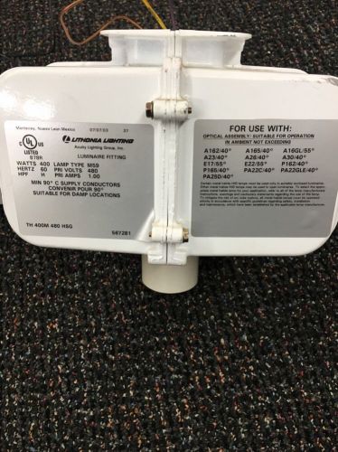 LITHONIA LIGHT BALLAST TH 400M 120  HSG 400 WATT 120V M59. Lighting.