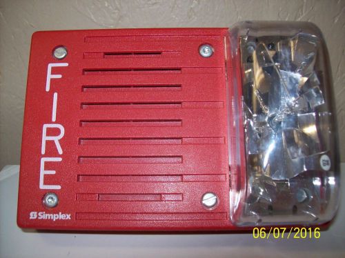 Simplex 4903-9142 strobe with speaker for sale