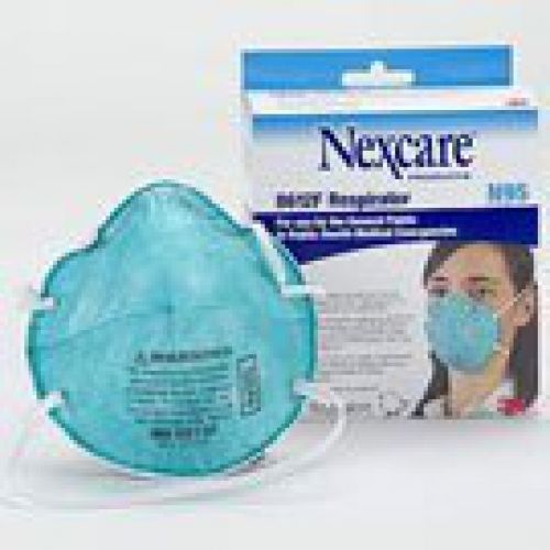 3M N95 Particle Respirator 8612F Mask, 2/Pack