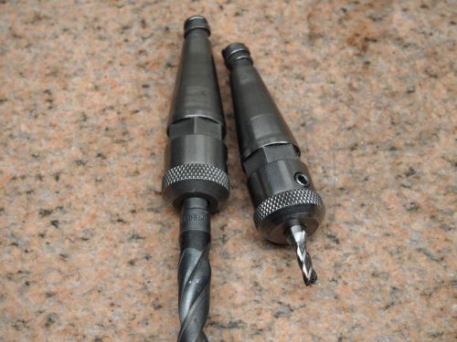 2 Moore Jig Borer End Mill Holders  3/8, 1/2  Endmill