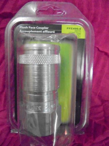 Universal Flush Face Coupler FFE495-4 4000 PSI 1/2&#034; FNPT Thread NEW