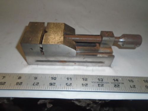 MACHINIST  TOOLS LATHE MILL Machinist Toolmakeers Ground Precision Vise 2 3/8&#034;