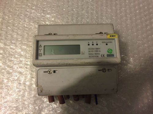 green IEC61036 Single-Phase Watt-hour Meter