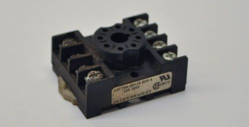 Allen Bradley 700-HN125  Terminal Base Socket Relay Ser A 10A 300V