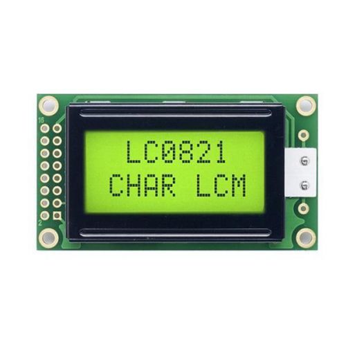 802 0802 8X2 8*2 08*02 Character LCD Module Display LCM Yellow Green  Backlight