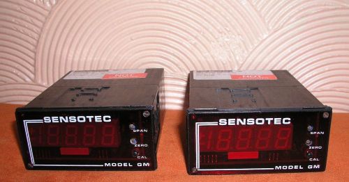 Lot SENSOTEC MODEL GM P/N 060-3147-01 PANEL METER NOT CALIBRATED No Reserve ...!