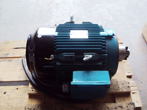 Brook crompton 7.5 hp motor, pc4n7.5-2c, 3 ph, 1750 rpm, 208-230/460 volt (used) for sale
