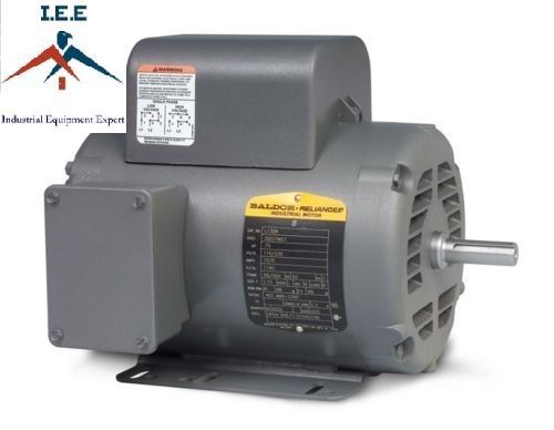 5 hp single phase baldor electric compressor motor 184t frame # l1410t 230 volt for sale