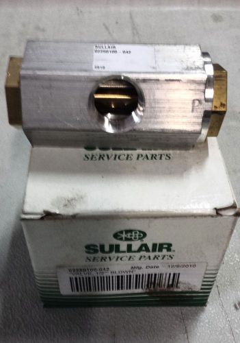 NEW SULLAIR 02250100-042 1.8:1 BLOWDOWN VALVE 1/2 IN NPT