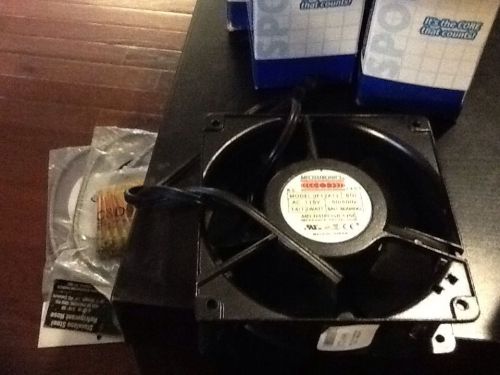 Mechatronics UF12A12 BTH AC Fan Die Cast 115V  50/60Hz 14/12 Watt Ball Bearing 1