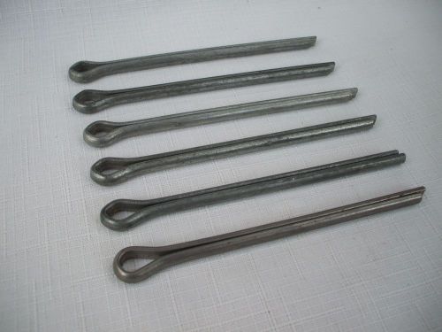 6  NOS vintage    LARGE  COTTER PINS 1/4 x 4-3/4