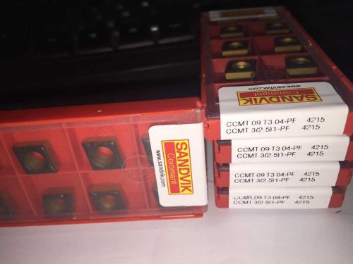 50 pcs   sandvik ccmt 09 t3 04-pf 4215 /ccmt 3(2.5)1-pf 4215 for sale