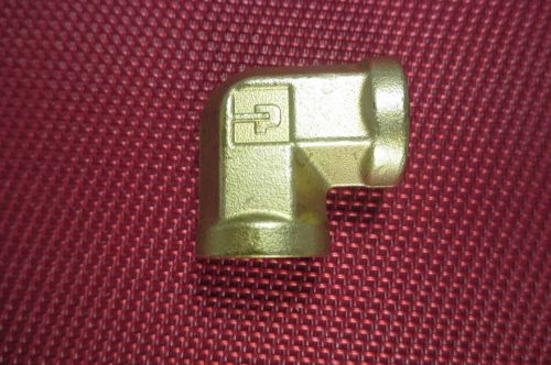 Parker® 1/4&#034; npt female x 1/4&#034; npt female pipe thread 90° degree elbow brass for sale