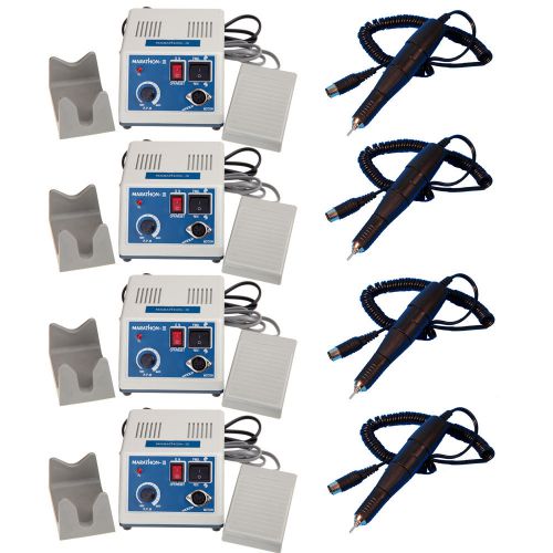 4 set Marathon Dental Lab Electric Micromotor Polishing N3 + 35K RPM Handpiece