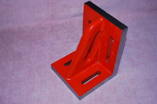 MACHINE PROD. &#034;PRECISION GROUND-CAST IRON&#034; SLOTTED ANGLE PLATE ( 6&#034;x 6&#034;x 8&#034; )