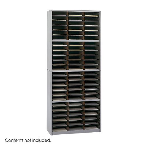 Safco Products Company Value Sorter Organizer (72 Compartments) Gray