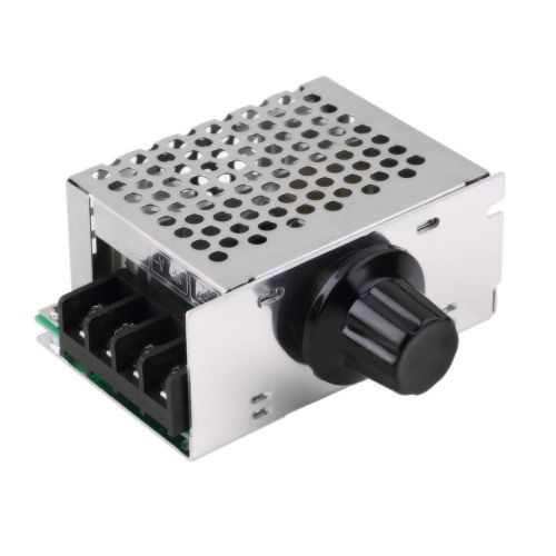 New ac 220v 4000w scr voltage regulator speed controller dimmer thermostat for sale