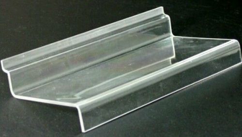 8 acrylic slatwall shelves