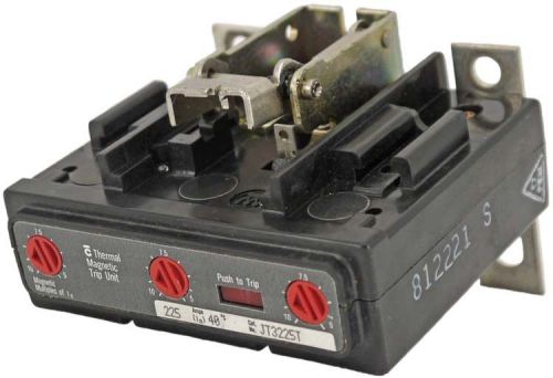 Cutler-hammer/westinghouse jt3225t 225amps 3-pole circuit breaker trip unit for sale