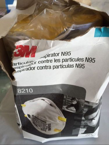 3M 8210 N95 RESPIRATOR - 1 BOX 20 MASK 3M8210 DAMAGED BOX