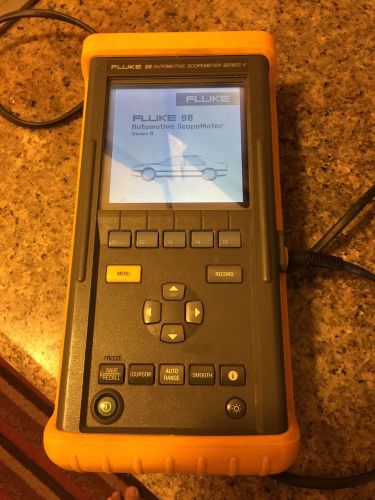 Fluke 98 Automotive Scopemeter Series II Case &amp; Accessories W/ Brand New Battery