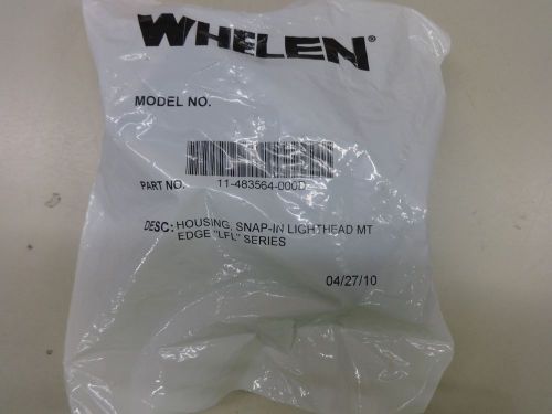 New Whelen Part 11-483564-000D Housing snap-in lighthead Mt Edge &#034;LFL&#034; Series