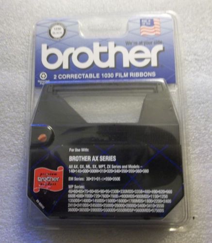 GENUINE BROTHER 1030 CORRECTABLE FILM RIBBONS FOR USE WITH AX SERIES 1230 BLACK