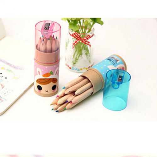 Reliable 12X Colorful Wood Pencil  For Children Stationery Sketch Drawing 3C1