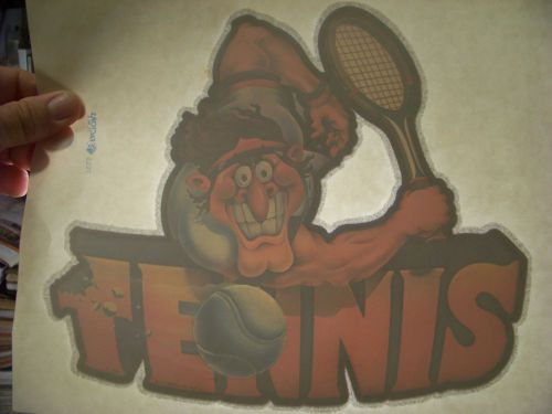 &#034;Tennis&#034; Transfer (Iron-on heat transfer only)