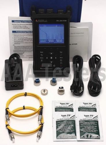 AFL Noyes OFL 250 SM Fiber OTDR w/ VFL &amp; Power Meter OFL-250