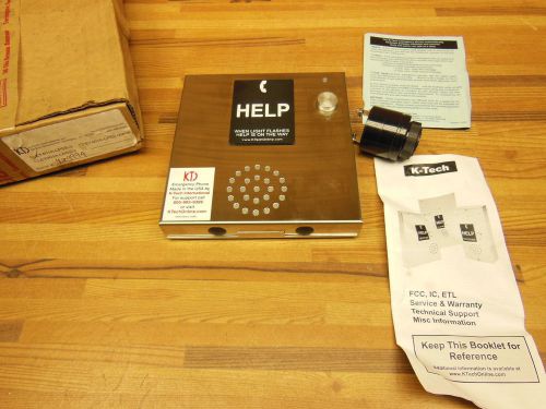 K-TECH ET401A-LPSS-3 Help emergency phone Liberator Series ADA Elevator