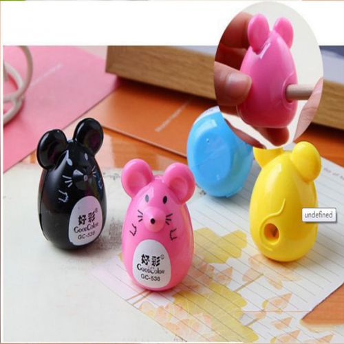 Kid Gift Random Color Set of 4 Pcs Pencil Lovely Sharpener Penknife Stationery