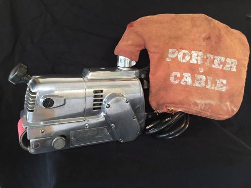 PORTER CABLE Speedmatic 503 Dustless 3&#034;x24&#034; Belt Sander 1950&#039;s Vintage! Rockwell