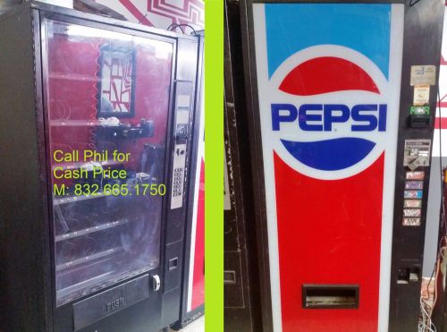 Pepsi graphic multi price soda beverage vending machine - free snack machine for sale