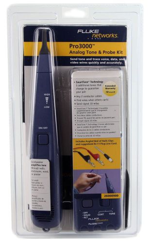 Fluke networks 26000900 pro3000 analog tone generator and probe kit for sale