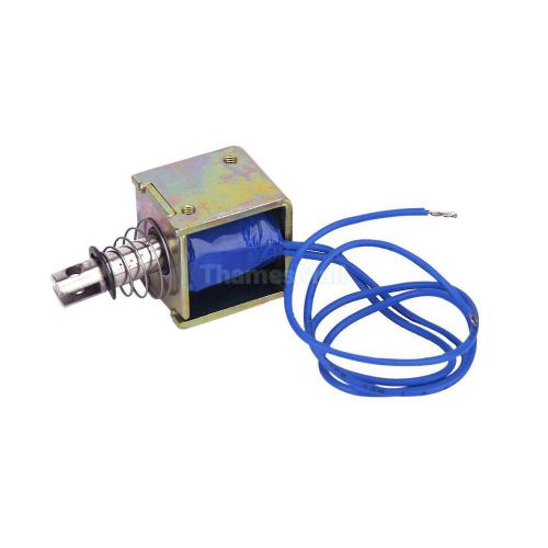 Dc 12v pull type open frame solenoid electromagnet electric magnet holding 1.5n for sale