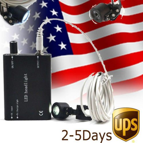 Usa ship black led head light lamp for dental surgical medical binocular loupes for sale