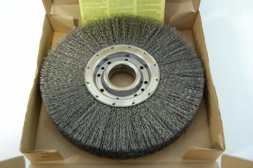 OSBORN WIRE WHEEL BRUSH, OSBORN 22017, 12&#034;x 2&#034;x .020 WIRE WHEEL