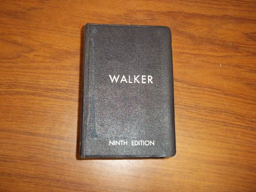 The Building Estimator&#039;s Referance Book by Frank Walker 1940 9th Edition