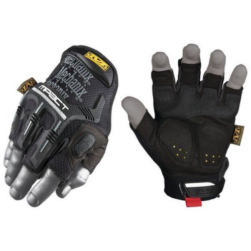 Mechanix Wear MFL-05-500 Men&#039;s Black M-Pact Fingerless Gloves - Medium/Large