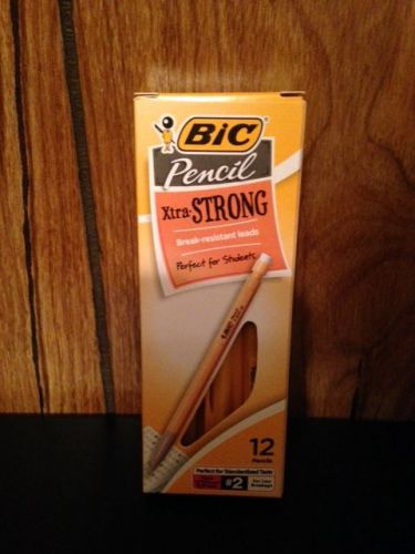 BIC Pencil Xtra Strong (Yellow Barrels) 12-Count # 2 (2 Box)