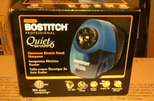 Stanley-bostitch Quiet Sharp 6 Classroom Pencil Sharpener - Desktop - 6 Hole[s]