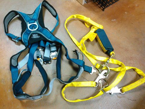 DBI Sala Exofit Safety Harness and DBI Sala EZ Stop II Shock Absorber LARGE