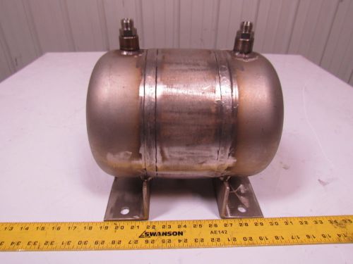 Buckeye MFG. 1 Gallon High Pressure Industrial Stainless Steel Air Tank 800 PSI