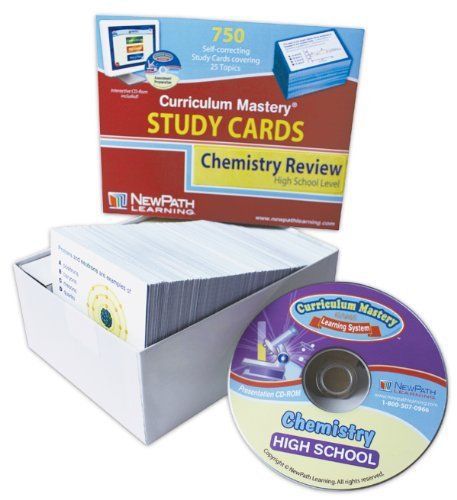 NEW NewPath Learning High School Chemistry Study Card