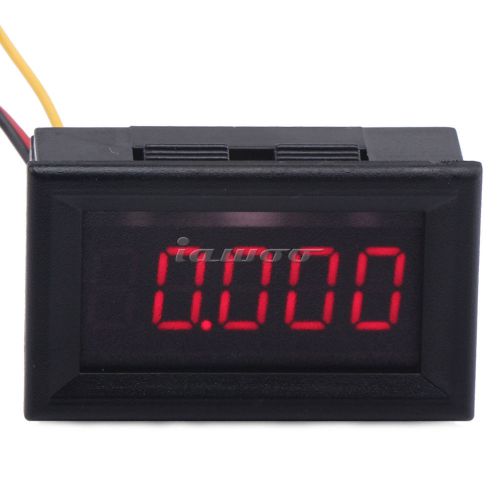 5 Digit 0-33V 12V DC Voltmeter Digital Car Battery Tester Red LED Voltage Meter